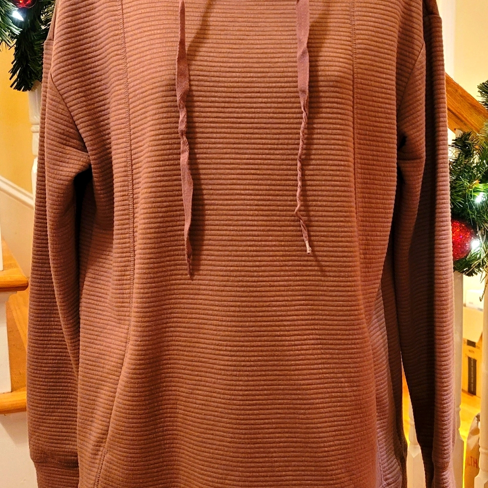 Funnel Neck Fleece Tunic by Jockey, Size S